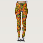 MANDALA in goud Leggings (Voorkant)