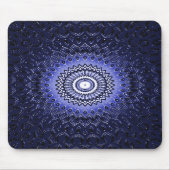 Mandala in het blauw..... muismat (Voorkant)