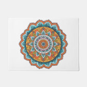mandala in verschillende kleuren deurmat (Voorkant)
