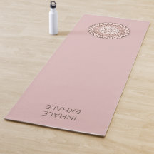 Mandala inhale exhale yoga mat