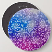 Mandala Inspiration 9 Ronde Button 6,0 Cm (Voorkant /achterkant)