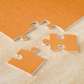 Mandala Jigsaw Puzzle Orange 3D Art (Côté)