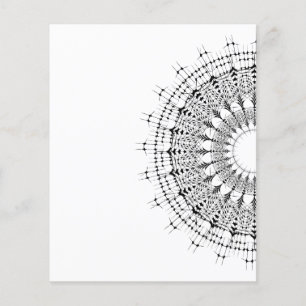 mandala kaleidoscoop patroon flyer