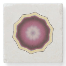 Mandala Kaleidoscope Design Paars op Grey