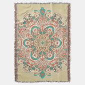 Mandala Kaleidoscope Mosaic - Blanket Deken (Voorkant Verticaal)