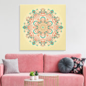 Mandala Kaléidoscope - Toile Enveloppée (Insitu(Salon))