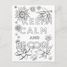 Mandala keep calm and be cool