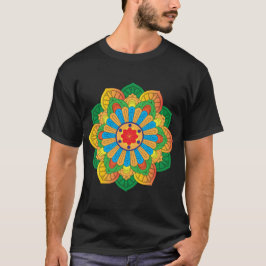 Mandala kleur je eigen eentje! t-shirt