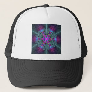 Mandala kleurrijke Spirituele fractale kunst met r Trucker Pet