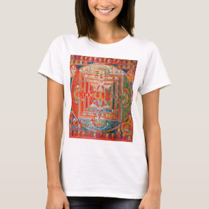Mandala Kosmisch Diagram voor Meditatie T-shirt