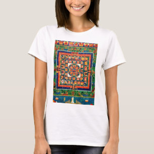 Mandala Kosmisch Diagram voor Meditatie T-shirt