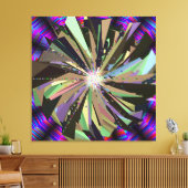 Mandala Kunst  Canvas Afdruk (Insitu (Woonkamer))