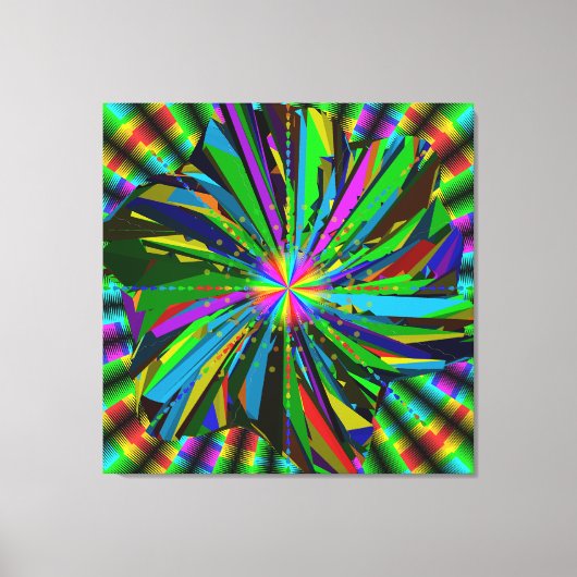 Mandala Kunst Canvas Afdruk (Voorkant)