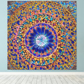 Mandala-kunstwandbekleding Canvas Afdruk (Insitu (Houten vloer))