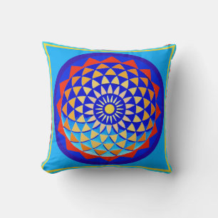 Mandala-kussen 'Vrede & Liefde' Kussen