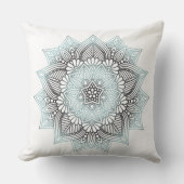 Mandala Lace Lt. Blue ID968 Kussen (Voorkant)