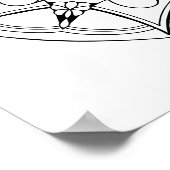 Mandala Large Adult Coloring Poster (Hoek)