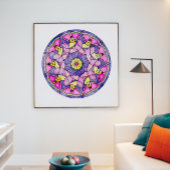 Mandala Large Adult Coloring Poster