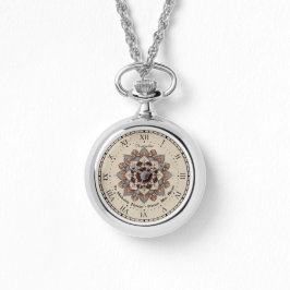 Mandala Latin Hippocrates Quote Ketting EWatch