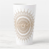 Mandala Latte Mug Classique (Devant)
