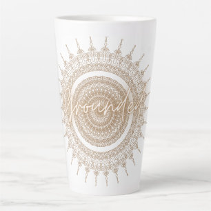 Mandala Latte Mug Classique