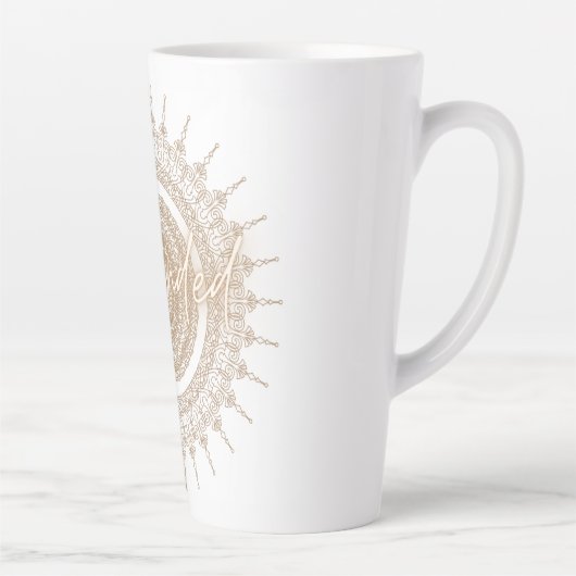 Mandala Latte Mug Classique (Droite)