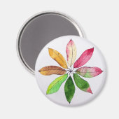 Mandala Leaves Magneet (Voorkant / Achterkant)