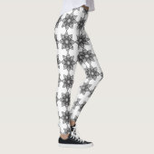 Mandala Leggings noirs et blancs (Droite)