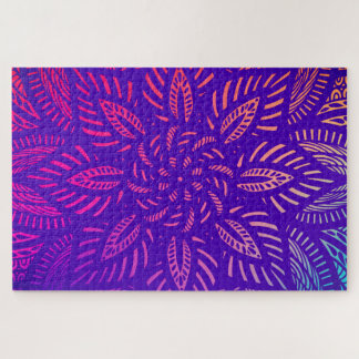 Mandala Levendig Ontwerp Legpuzzel