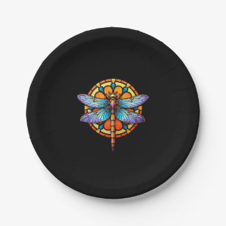 Mandala Libel Lumineuze Heilige Geometrie Spiritue Papieren Bordje