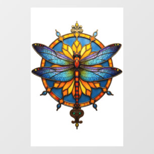 Mandala Libel Lumineuze Heilige Geometrie Spiritue Raamsticker