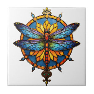 Mandala Libel Lumineuze Heilige Geometrie Spiritue Tegeltje
