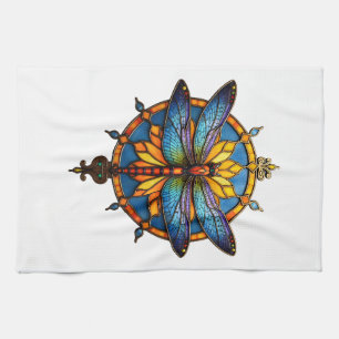 Mandala Libel Luminous Heilige Geometrie Spirituee Theedoek
