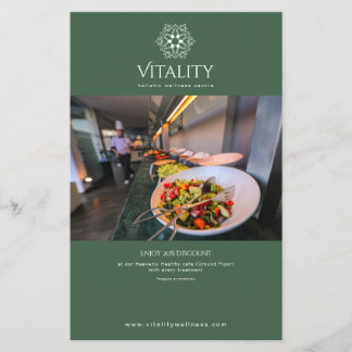 Mandala Logo Bosgroen Elegant Professioneel Flyer