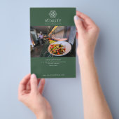 Mandala Logo Bosgroen Elegant Professioneel Flyer (Hand)