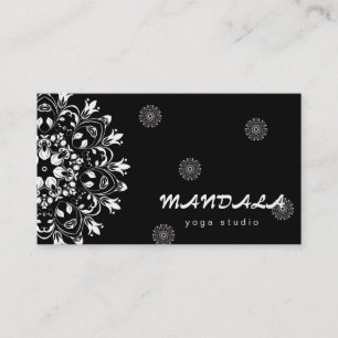 MANDALA LOGO GEPERSONALISEERD YOGA INSTRUCTOR VISITEKAARTJE