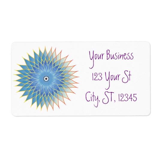 Mandala Lotus Blossom Thunder_Cove Etiket (Voorkant)