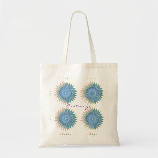 Mandala Lotus Blossom Thunder_Cove Tote Bag (Voorkant)