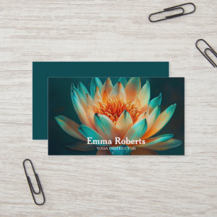MANDALA LOTUS GEPERSONALISEERD YOGA INSTRUCTOR VISITEKAARTJE