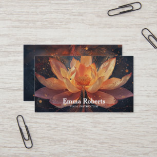 MANDALA LOTUS GEPERSONALISEERD YOGA INSTRUCTOR VISITEKAARTJE