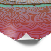 Mandala Lotus Meditation Circle Poster Perfect Poster (Hoek)