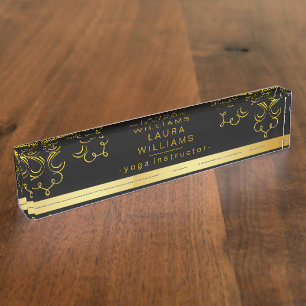 Mandala Lotus Yoga Holistic Gold Classic Naambordje
