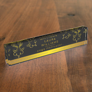 Mandala Lotus Yoga Holistic Gold Classic Naambordje