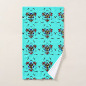 Mandala Luxe Turquoise" (Serviette à main)