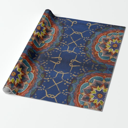 Mandala Magic Wrapping Paper Cadeaupapier (Uitgerold)
