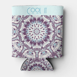 Mandala Magical Spiritual Blue Purple Ornamental. Blikjeskoeler