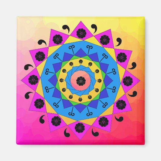 Mandala Magnet (Devant)