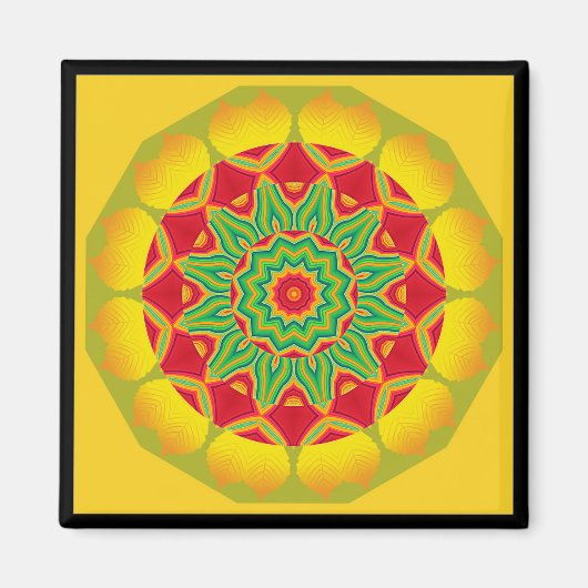 Mandala Magnet (Devant)