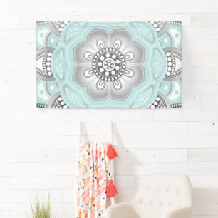 Mandala maken, alle punten voor één 1 spandoek
