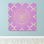 Mandala marocain - Toile enveloppée (Insitu (Plancher de Bois))